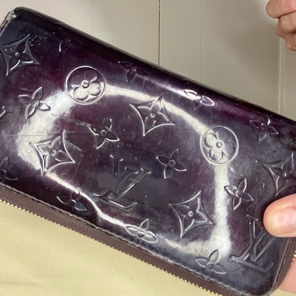 Louis Vuitton Monogram Vernis Wallet - wine color - Picture 6 of 11